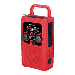 Radio d’urgence AM/FM NOAA étanche - Rouge
