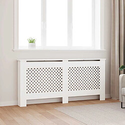 vidaXL Cache-radiateur Blanc - 172 cm