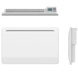 Radiateur électrique à inertie céramique 1500w blanc - BAT-HT15PMG - Roswell - KALIA