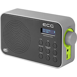 ECG RD 110 - Noir Radio DAB+/FM - Écran LCD - 30 présélections - USB-C - Batterie AA