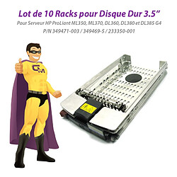 HP Lot de 10 Racks 3.5" - ProLiant - Occasion