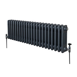 Monstershop Radiateur Triple Colonne - Gris Anthracite