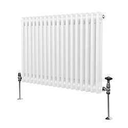 Monstershop Radiateur Double Colonne - Blanc