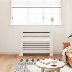 Avis vidaXL Cache-radiateur MDF Blanc 112 cm