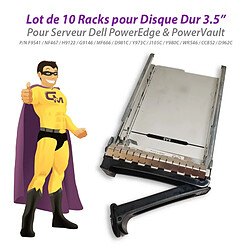 Dell Lot Racks 3.5" F9541 & Autres - Occasion