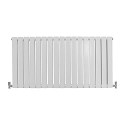 Monstershop Radiateur Plat - Blanc Brillant