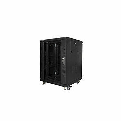 Lanberg Armoire Rack 15U 600x600 - Noir