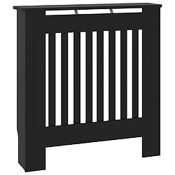 vidaXL Cache-radiateur Noir 78 cm
