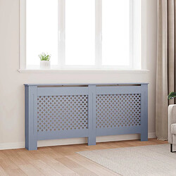 vidaXL Cache-radiateur 172x19x81,5 cm - Anthracite