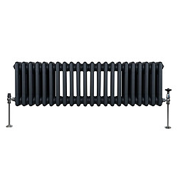 Monstershop Radiateur Triple Colonne - Gris Anthracite