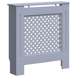 VidaXL Cache-radiateur MDF Gris 78 cm