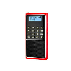 Radio portable DAB/DAB+ FM - Rouge