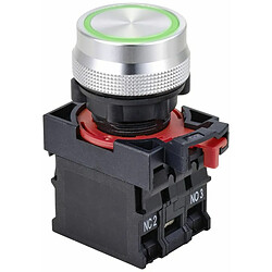 TRU Components Interrupteur à Pression IP40 - Vert