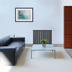 Monstershop Radiateur Plat Gris Anthracite