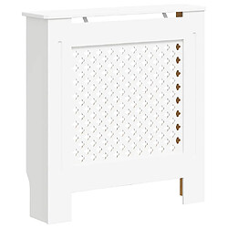 vidaXL Cache-radiateur 78 cm - Blanc