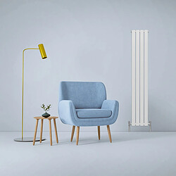 Monstershop Radiateur Plat Blanc Brillant