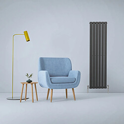 Monstershop Radiateur Plat 160x42 Gris Anthracite