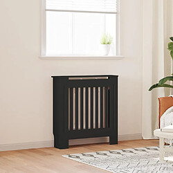 vidaXL Cache-radiateur Noir 78 cm