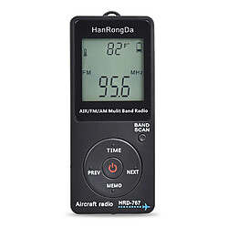 Radio multibande AM/FM/AIR HRD-767 - Noir