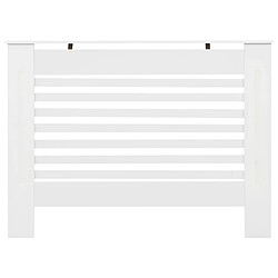 Acheter vidaXL Cache-radiateur MDF Blanc 112 cm
