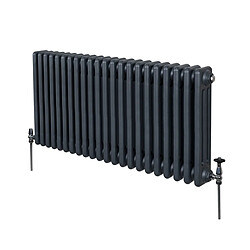 Monstershop Radiateur Trad. à Triple Colonne - Gris Anthracite
