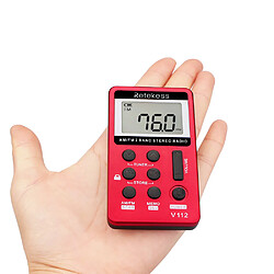 Avis Radio portable AM/FM V112 - Rouge