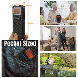 Avis Radio portable multibande HRD-737 - Noir