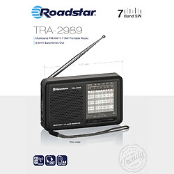 Roadstar TRA-2989 - Noir