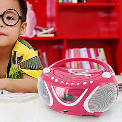 Metronic mini chaîne HiFi enfant - Rose