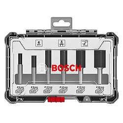Bosch Coffret de fraises droites 6 pièces