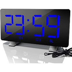 Vendos85 Radio-réveil LED - Noir