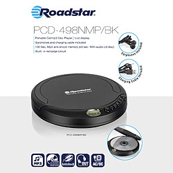 Roadstar PCD-498NMP - Noir