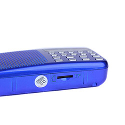 Avis Radio portable MP3 FM T-508 - Bleu