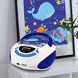 Metronic radio CD enfant Océan - Blanc