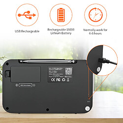 Acheter Radio portable DAB/FM Bluetooth - Noir