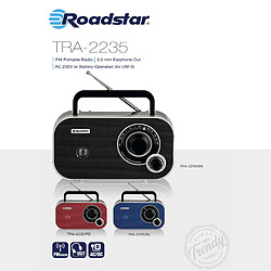 Roadstar TRA-2235BK - Noir