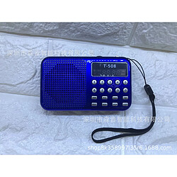Acheter Radio portable MP3 FM T-508 - Bleu