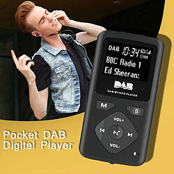 Radio de poche FM Bluetooth 4.0 - Noir pas cher