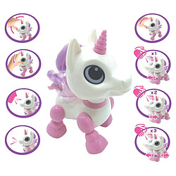 Lexibook Power Unicorn Mini Robot licorne interactif - Trois modes de jeu - Effets sonores et lumineux