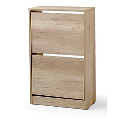 Pegane Armoire à chaussures - Chêne