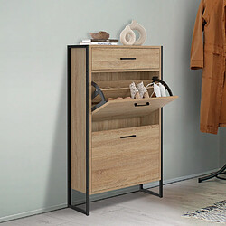 Idmarket MARKET LUIS - 2 portes + tiroir