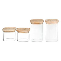 Five Simply Smart Bocal Verre Empilable + Bois