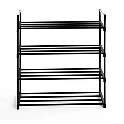 Pegane Étagère à chaussures - Noir