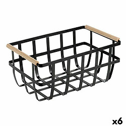 Confortime Panier Multi-usages Confortime Noir (6 Unités)