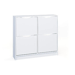 Alter Meuble à chaussures - Blanc