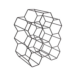 The Home Deco Factory The_Home_Deco_Factory Casier à bouteilles filaire nid d'abeille