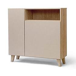 Pegane Armoire à chaussures - Chêne cambrian