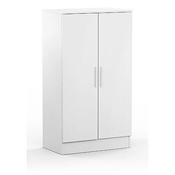 Pegane Armoire à chaussures - Blanc