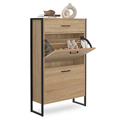 Idmarket MARKET LUIS - 2 portes + tiroir