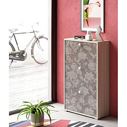 Alter Meuble à chaussures 3 portes - Bois clair